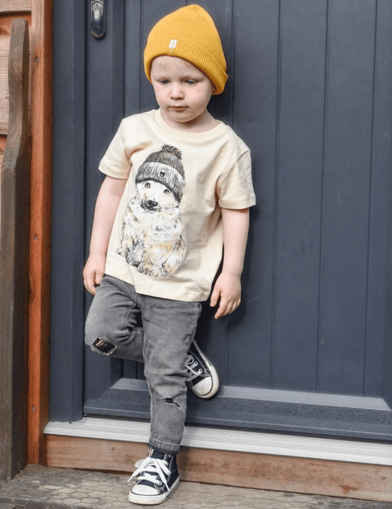 Organic Classic Tee - Beanie Bear - The QT