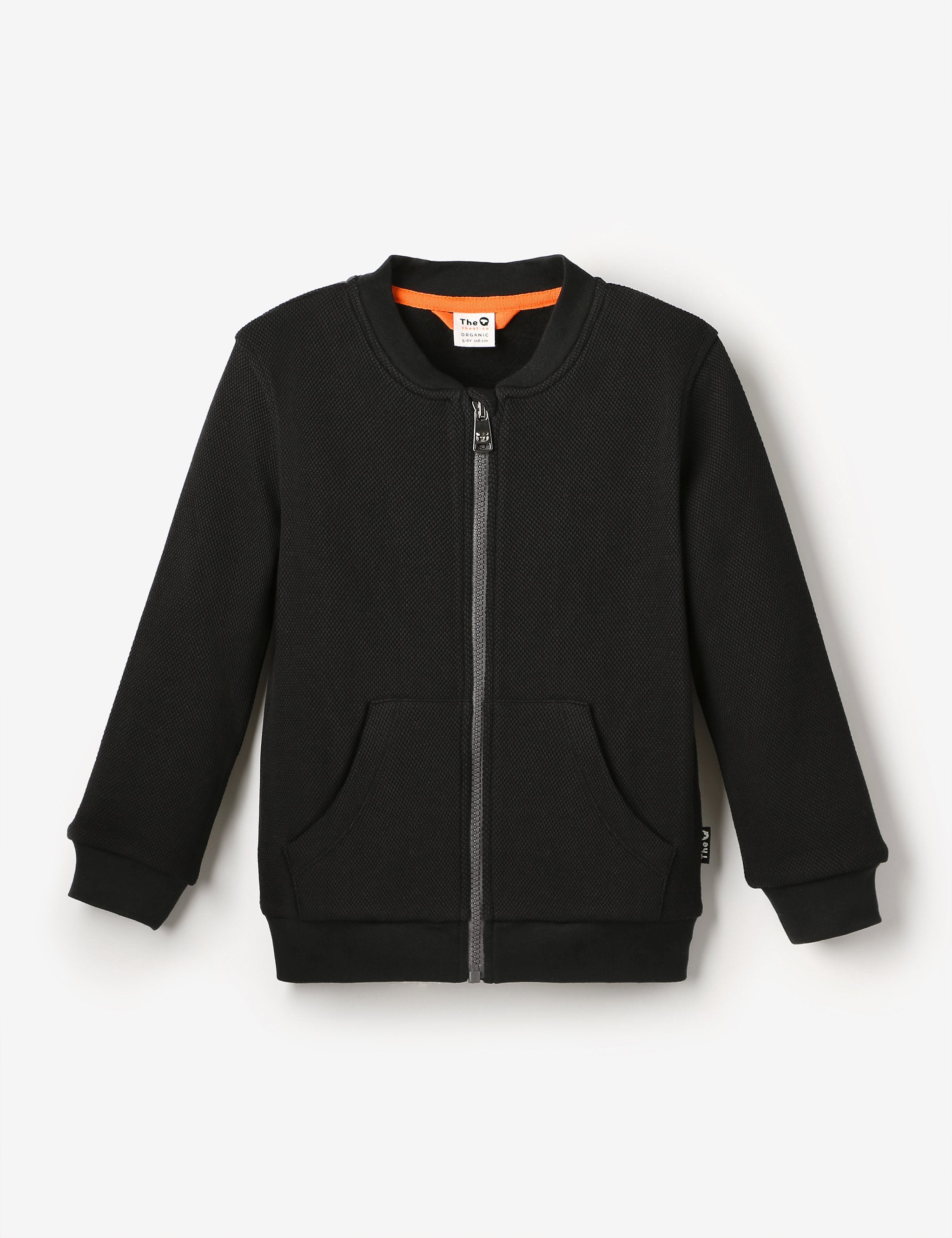 Organic Bomber Jacket - Black Ink - The QT