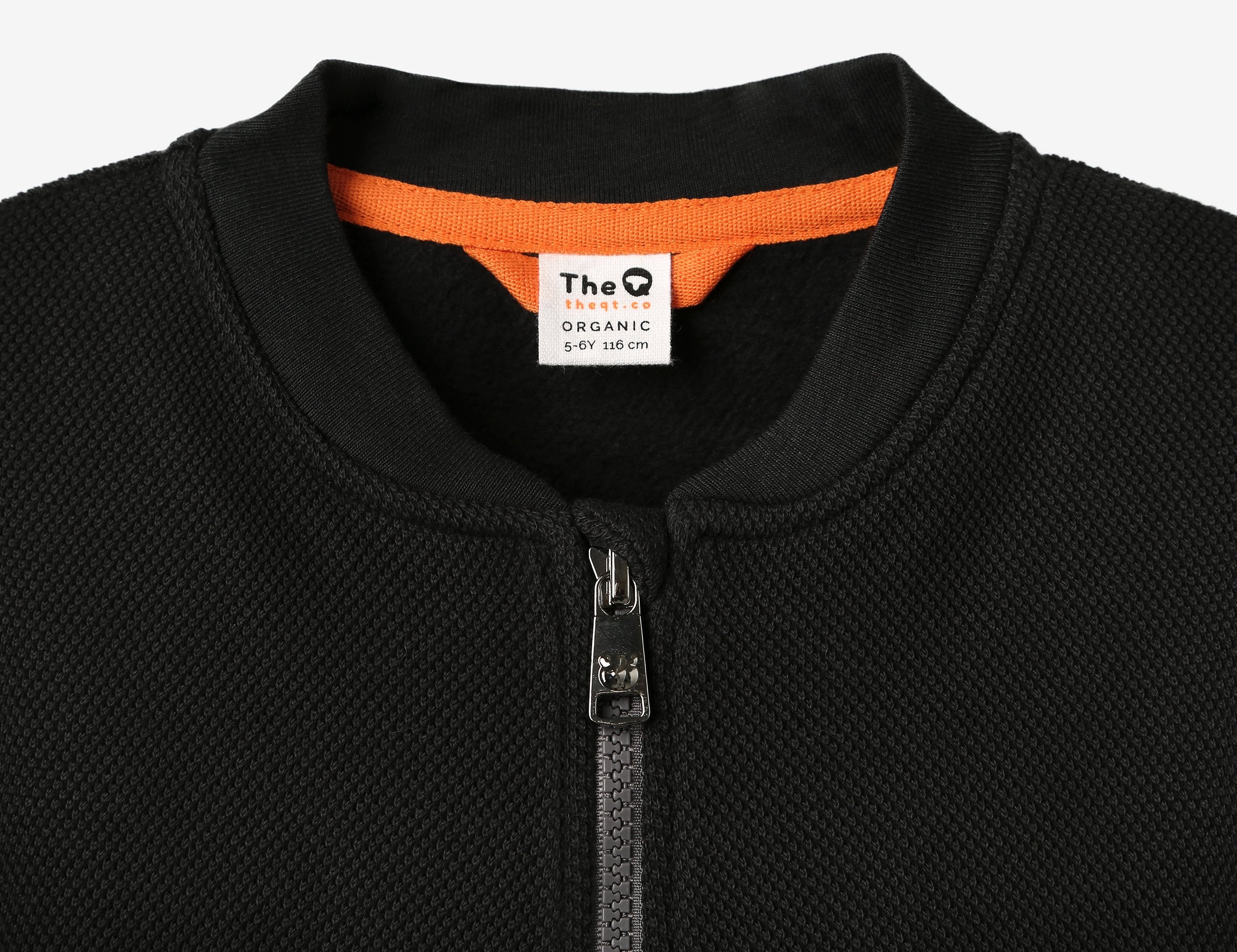 Organic Bomber Jacket - Black Ink - The QT