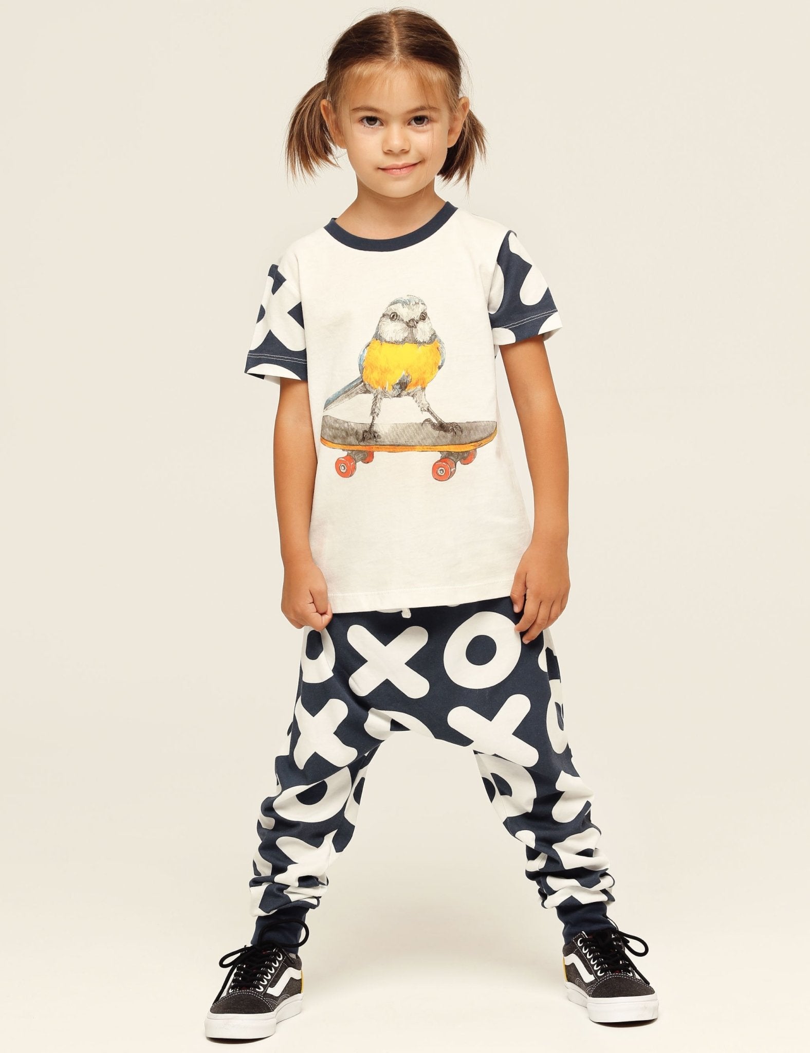 Organic Classic Tee - Skateboard Birdie - The QT
