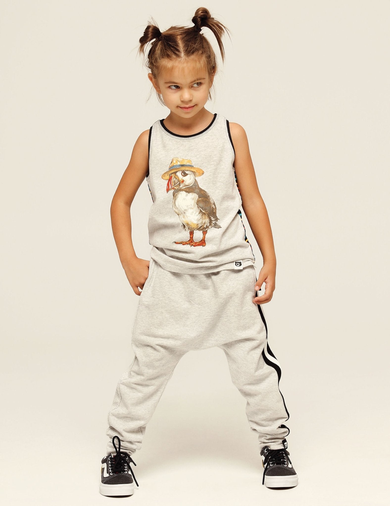 Organic Terry Joggers - Grey Marl - The QT