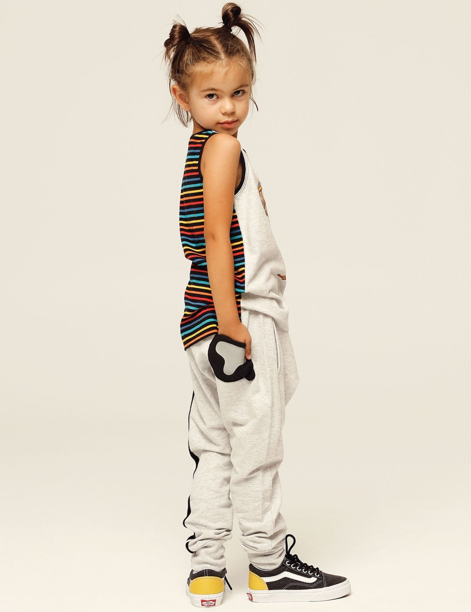 Organic Terry Joggers - Grey Marl - The QT