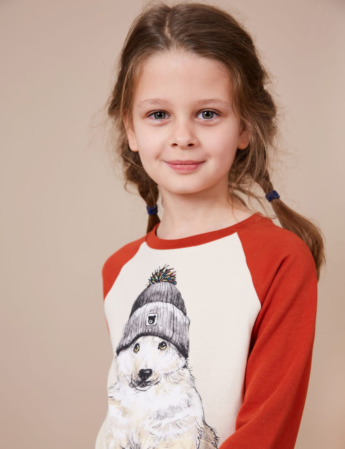 Organic Cosy Terry Jumper - Beanie Bear