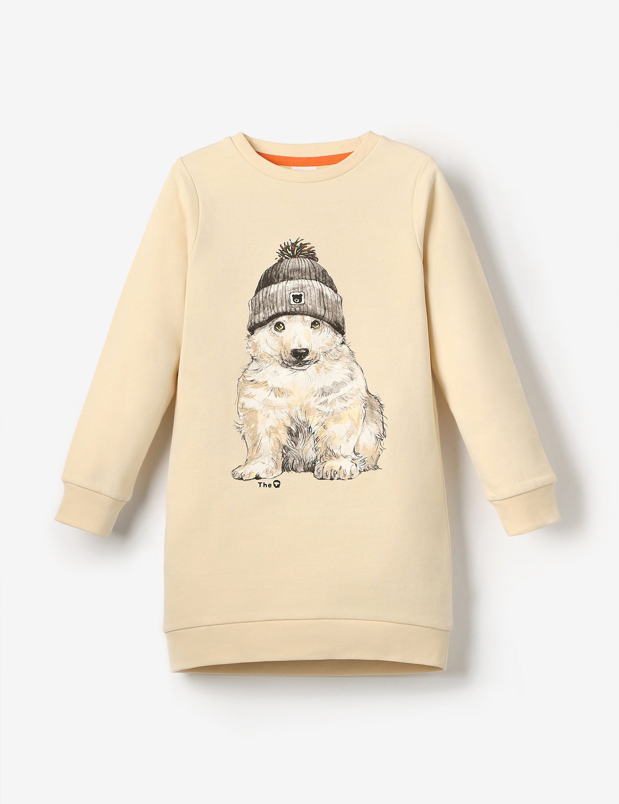 Organic Jumper Dress - Beanie Bear