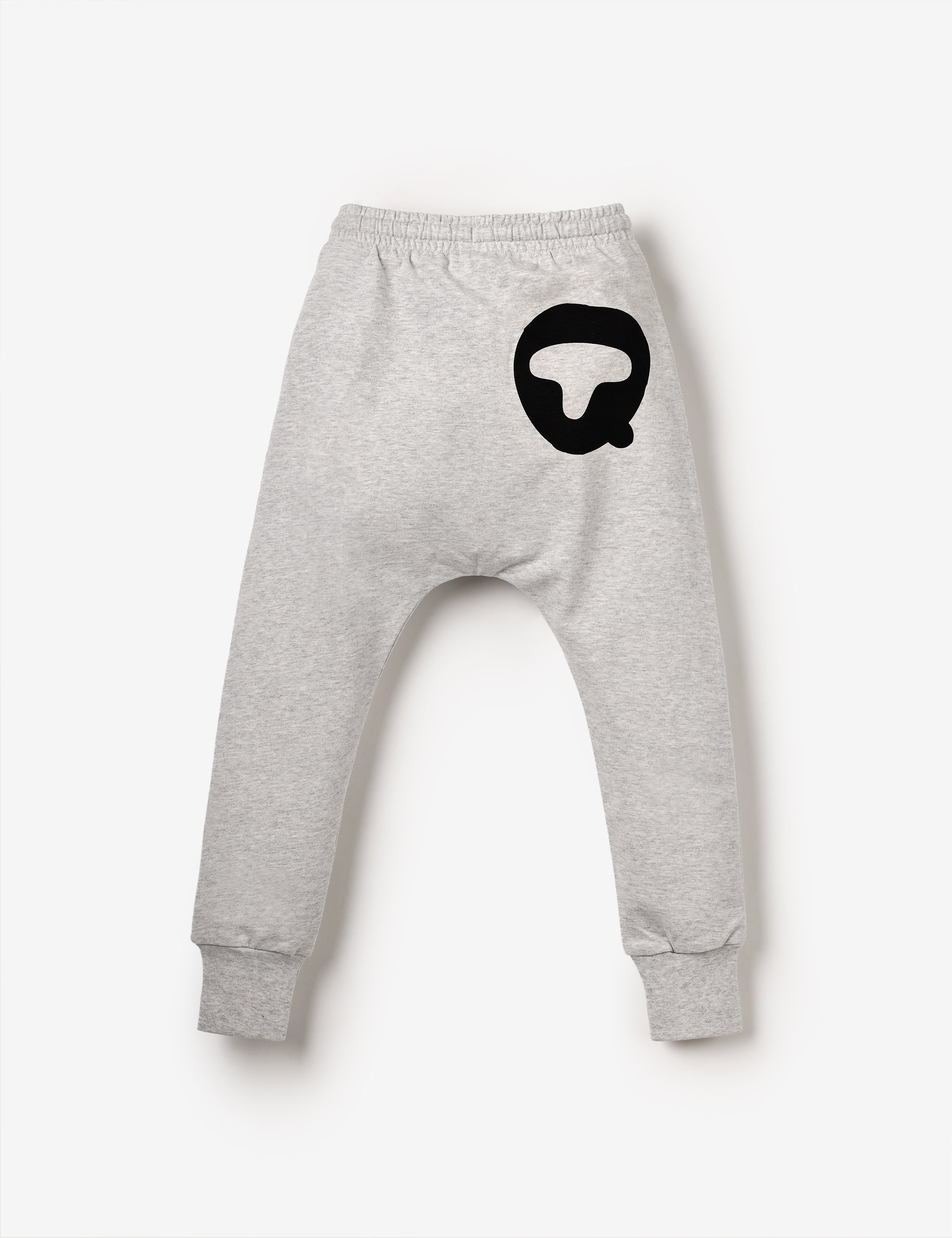 Organic Terry Joggers - Grey Marl