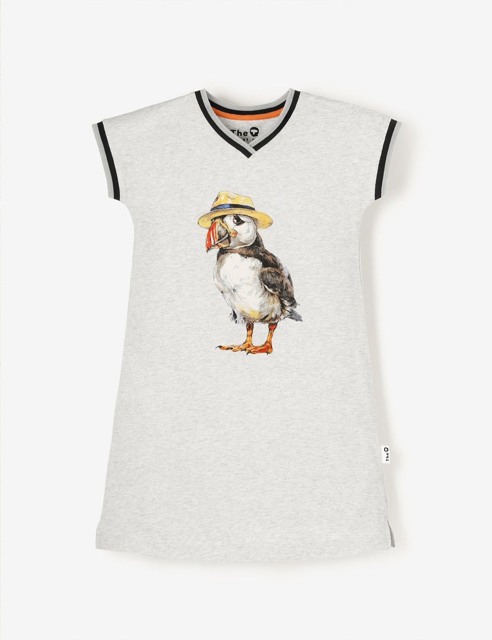 Cap Sleeve Dress - Panama Puffin - The QT