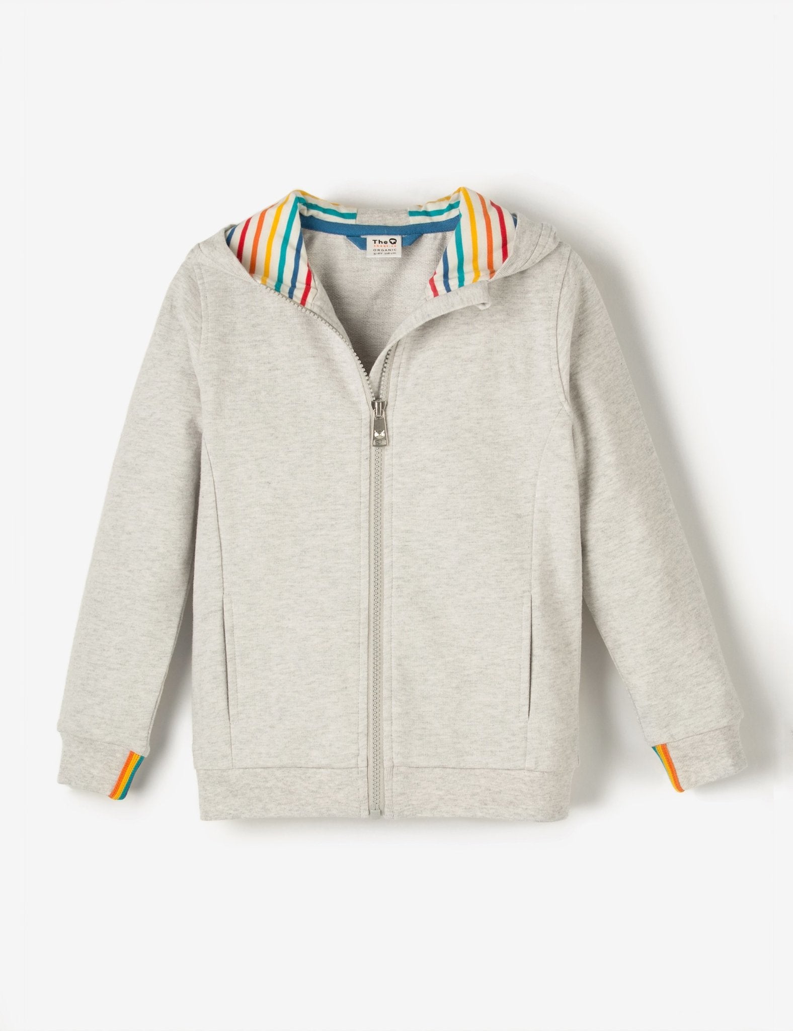 Zip-Up Hoodie - Grey Marl - The QT